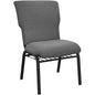 Black Marble Discount Church Chair - 21 in. Wide