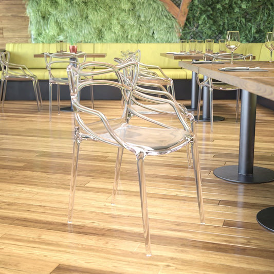 Transparent Stacking Side Chair