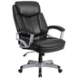 Big & Tall 500 lb. Rated Black Executive Swivel Ergonomic Office Chair with Arms