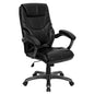 High Back Black LeatherSoft Executive Swivel Ergonomic Office Chair with Arms