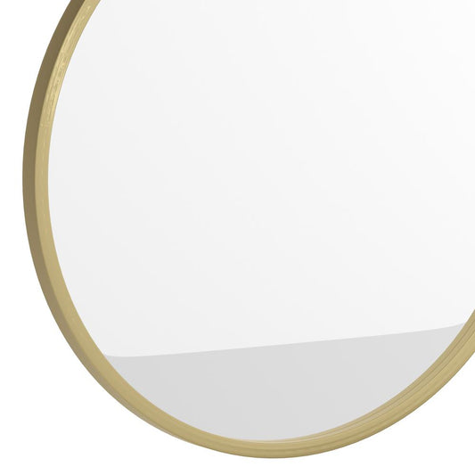 Modern 30 Inch Round Wall Mount Accent Mirror