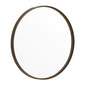 Modern 27.5 Inch Round Wall Mount Accent Mirror