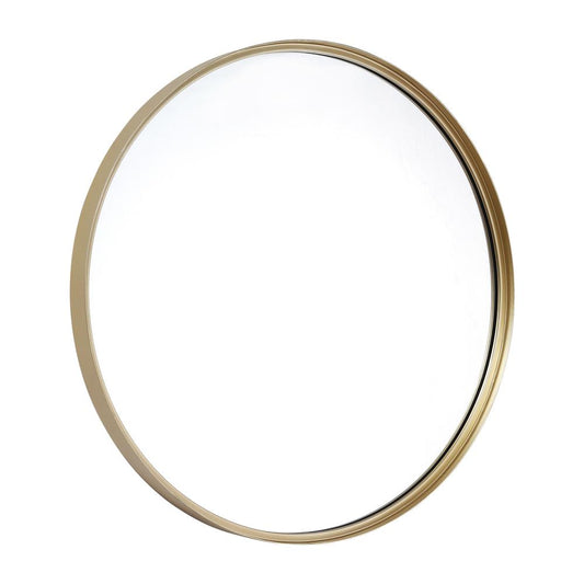 Modern 27.5 Inch Round Wall Mount Accent Mirror