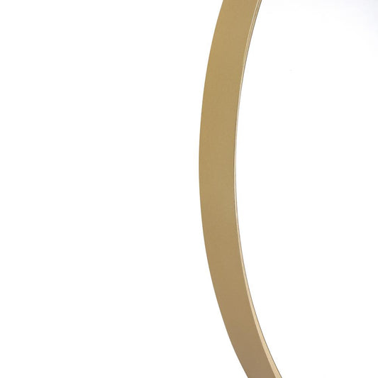Modern 27.5 Inch Round Wall Mount Accent Mirror