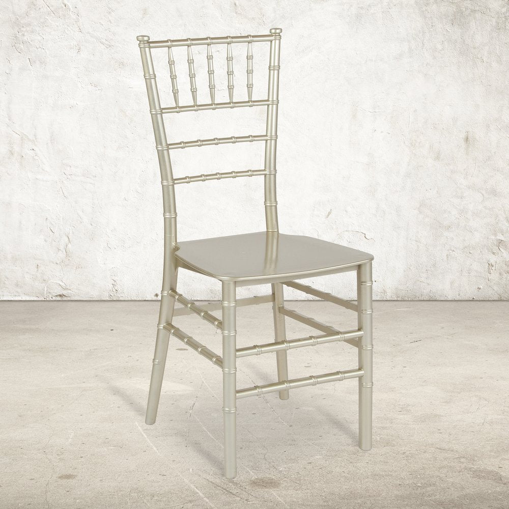 Champagne Resin Stacking Chiavari Chair