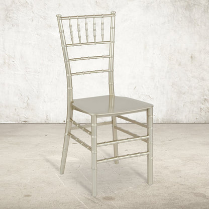 Champagne Resin Stacking Chiavari Chair
