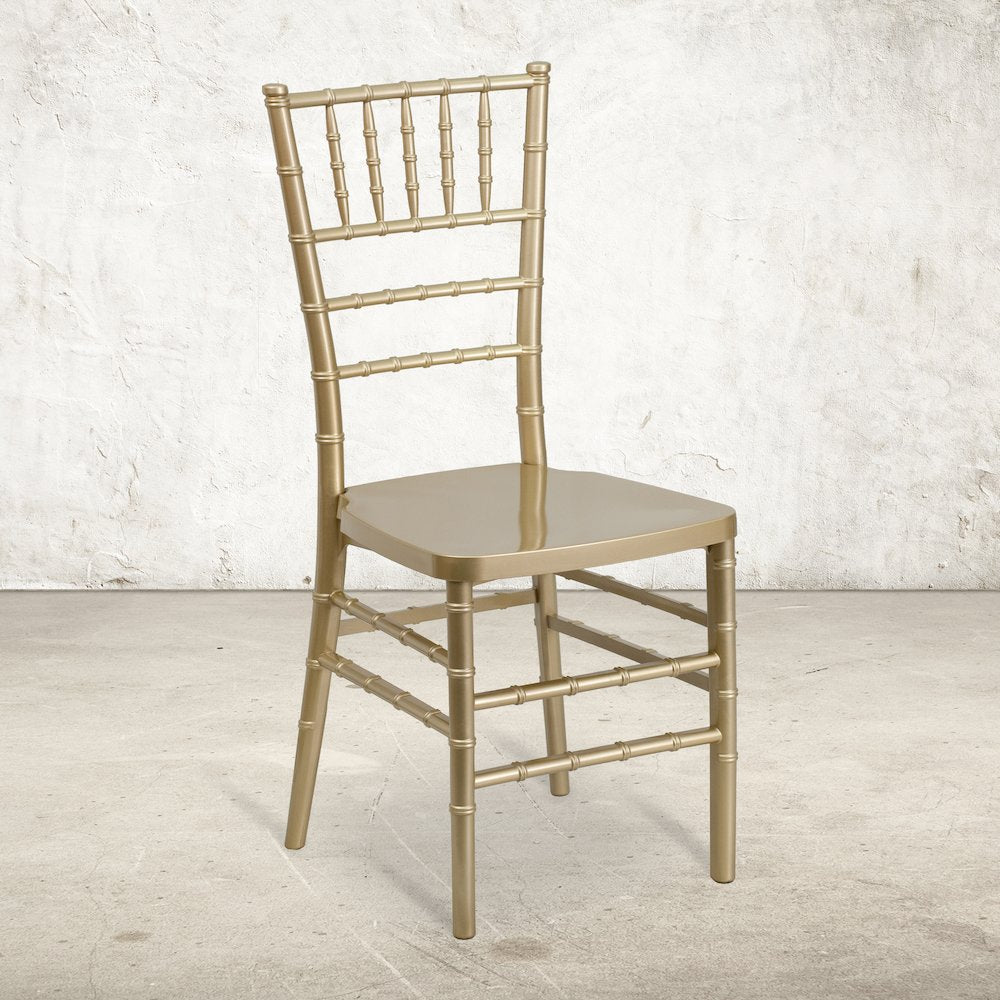 PREMIUM Gold Resin Stacking Chiavari Chair