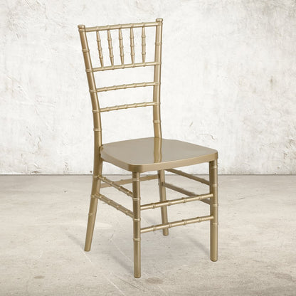 PREMIUM Gold Resin Stacking Chiavari Chair