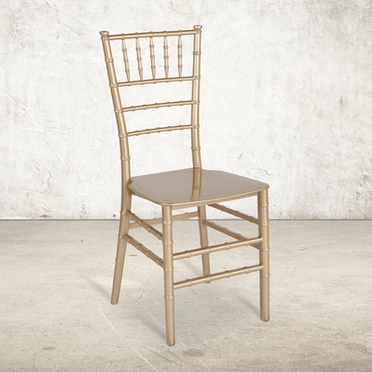 Gold Resin Stacking Chiavari Chair