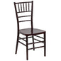PREMIUM Mahogany Resin Stacking Chiavari Chair