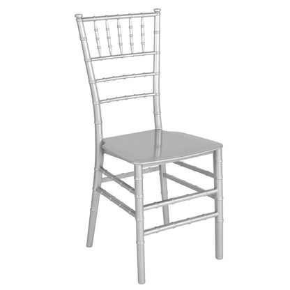 Silver Resin Stacking Chiavari Chair