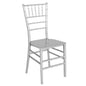 Silver Resin Stacking Chiavari Chair