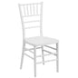 PREMIUM Matte White Resin Stacking Chiavari Chair
