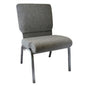 Charcoal Gray Church Chair 20.5 in. Wide
