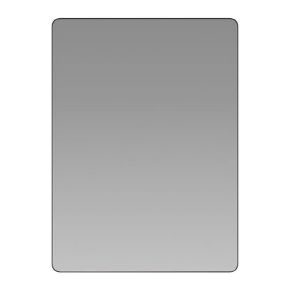 22" x 30" Decorative Wall Mirror - Rounded Corners, Black