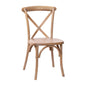 Medium With White Grain X-Back Chair