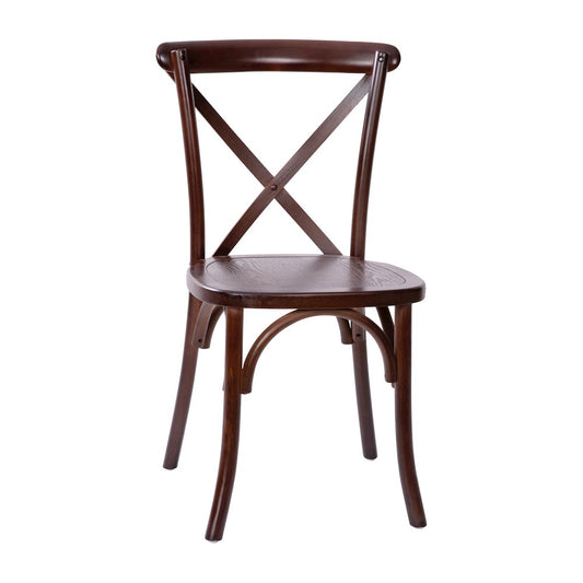 Walnut X-Back Chair