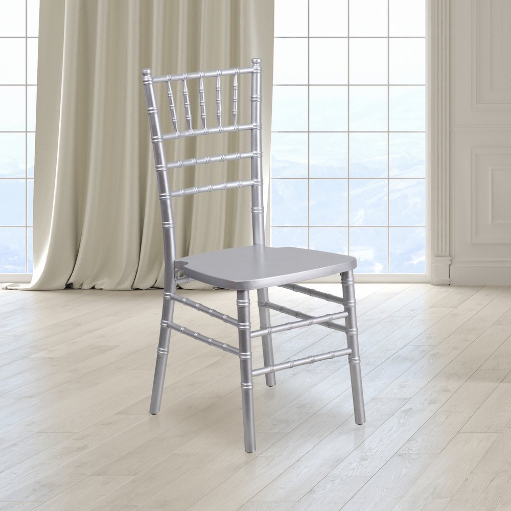 Silver Wood Chiavari Chair