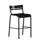 Modern Armless Commercial Grade Indoor/Outdoor Steel Stacking Bar Stool