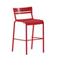 Modern Armless Commercial Grade Indoor/Outdoor Steel Stacking Bar Stool