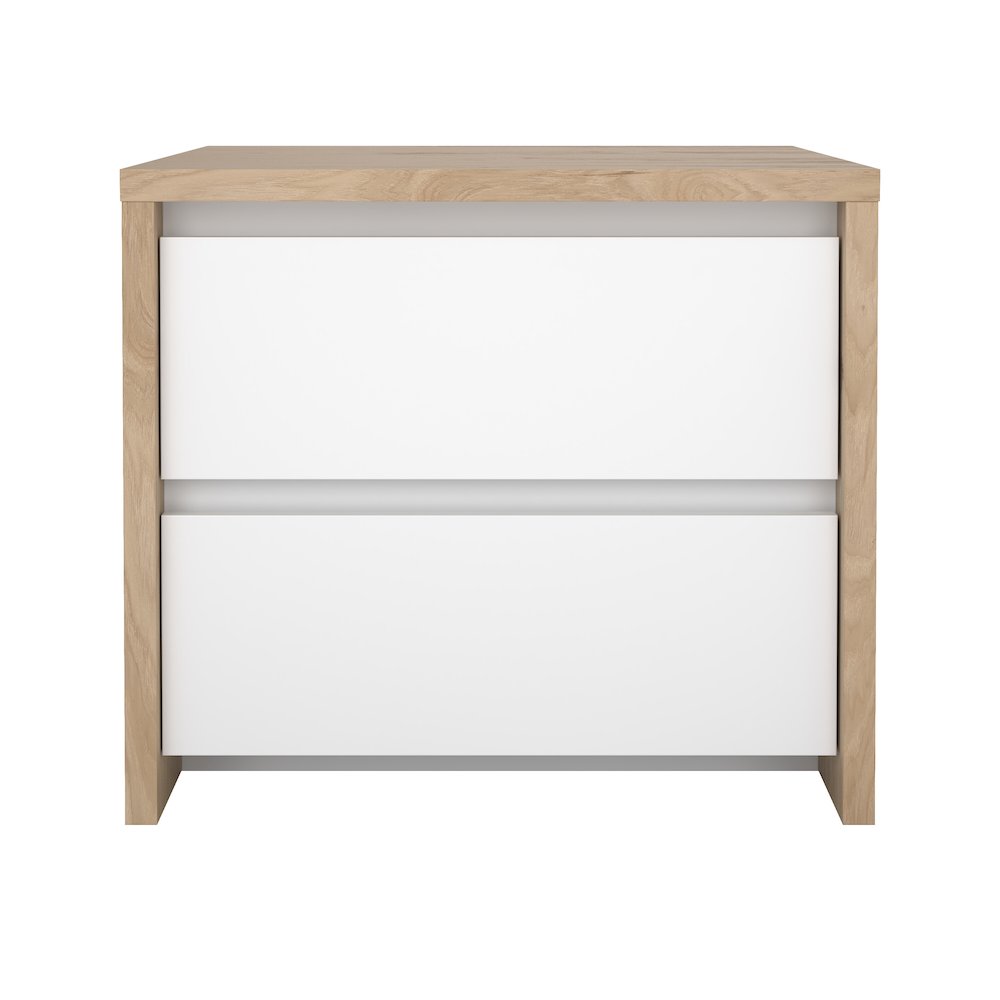 Next 17-Inch Tall 2-Drawer Nightstand End Table