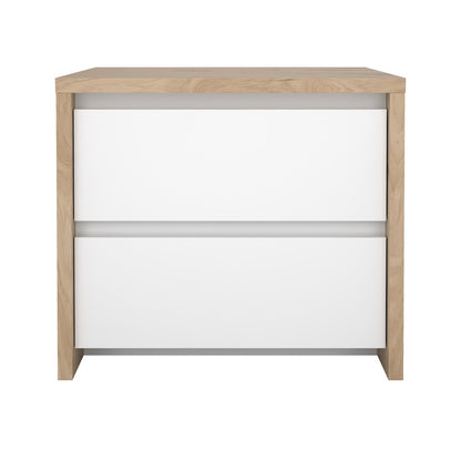 Next 17-Inch Tall 2-Drawer Nightstand End Table
