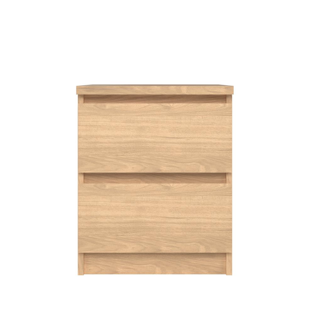 Scottsdale 2 Drawer Nightstand, Jackson Hickory