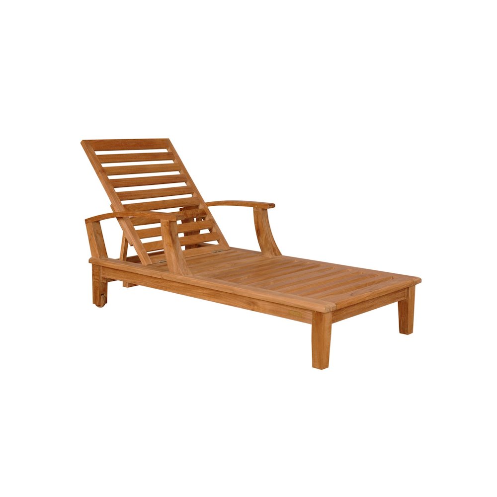 Brianna Sun Lounger w/ Arm, Set of 4