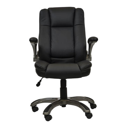 Ergonomic Faux Leather Office Chair – Ultra-Padded Executive Desk Chair,Black