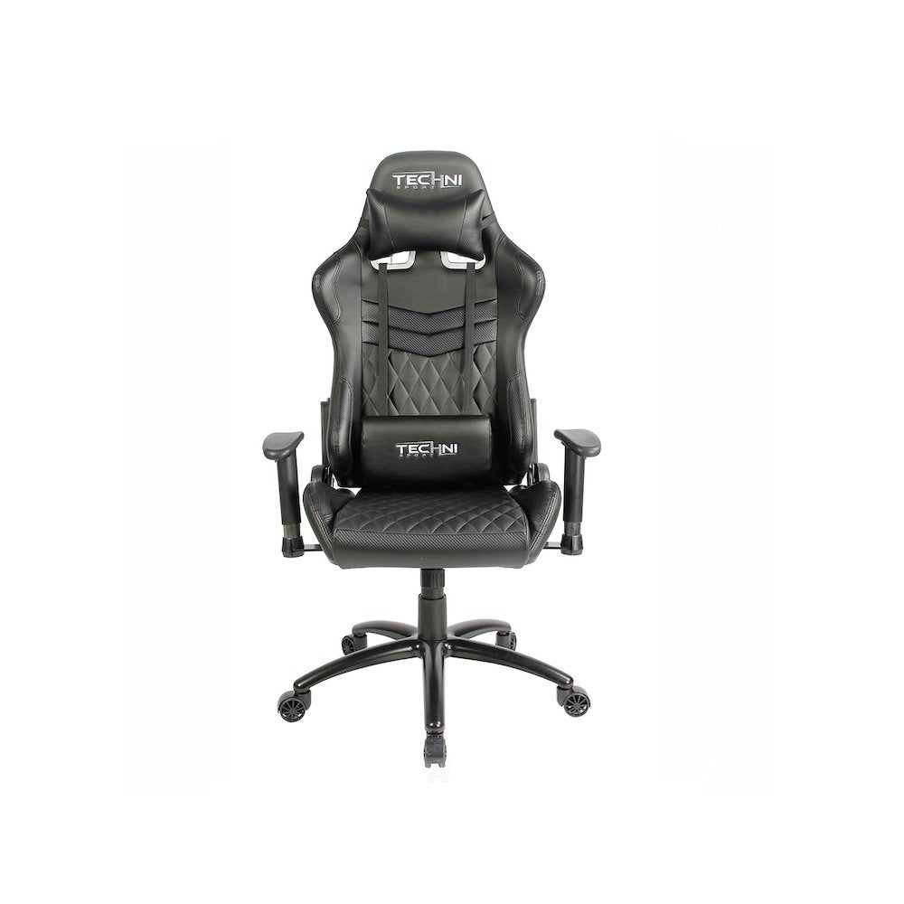 Techni Sport TS-5100 Ergonomic, High Back, Racer Style, Video Gaming Chair, Black