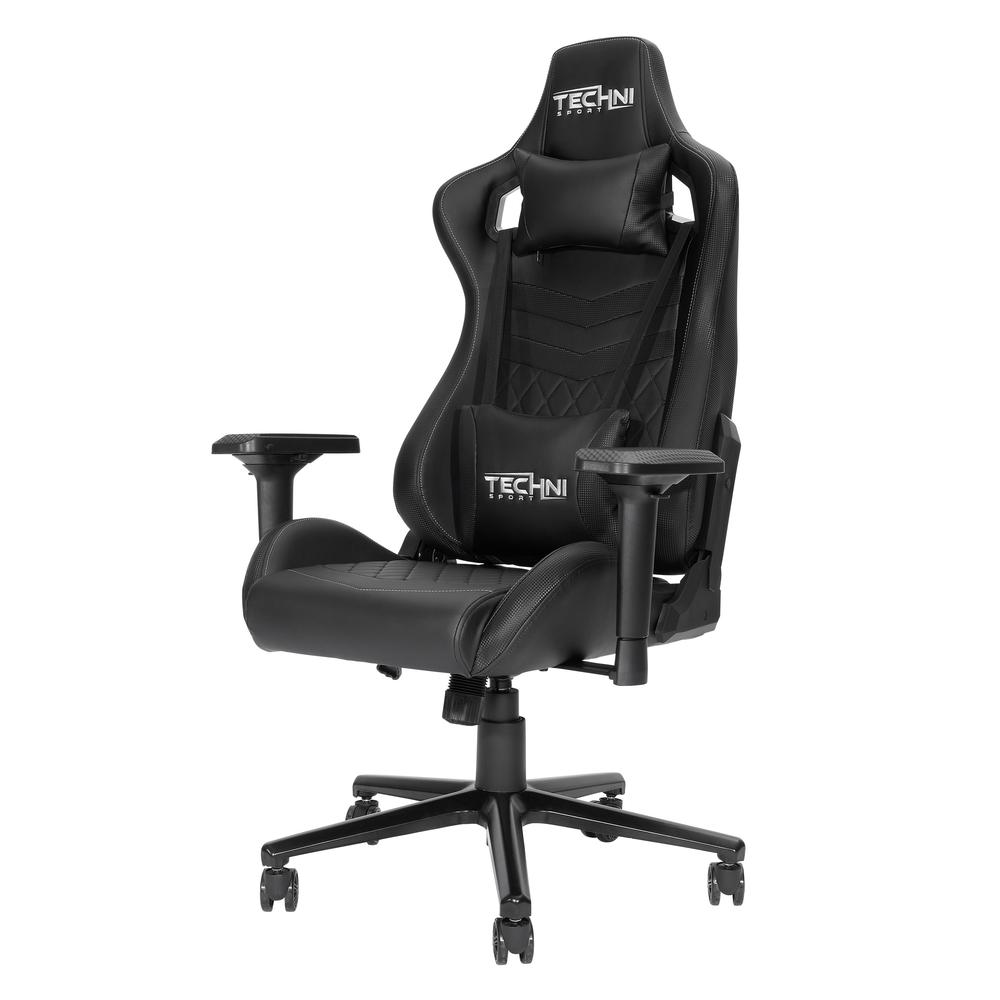 TS-83 Ergonomic High Back Racer Style PC Gaming Chair, Black