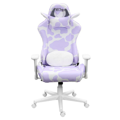 TS85 Lavender Print COW Series Gaming Chair