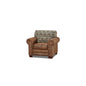 American Furniture Classics Model 8501-90 Deer Teal Tapestry Lodge Arm Chair