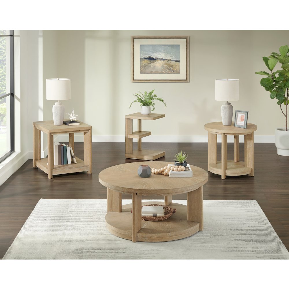 Wallce & Bay Clove Sand Dune Round Accent Table
