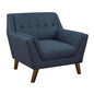 Wallace & Bay Browning Accent Chair, Navy Peacock
