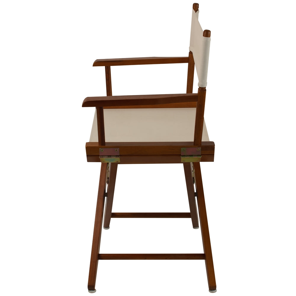 American Trails Extra-Wide Premium 18"  Directors Chair Mission Oak Frame W/Natural Color Cover