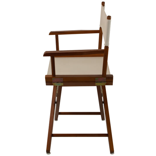American Trails Extra-Wide Premium 18"  Directors Chair Mission Oak Frame W/Natural Color Cover