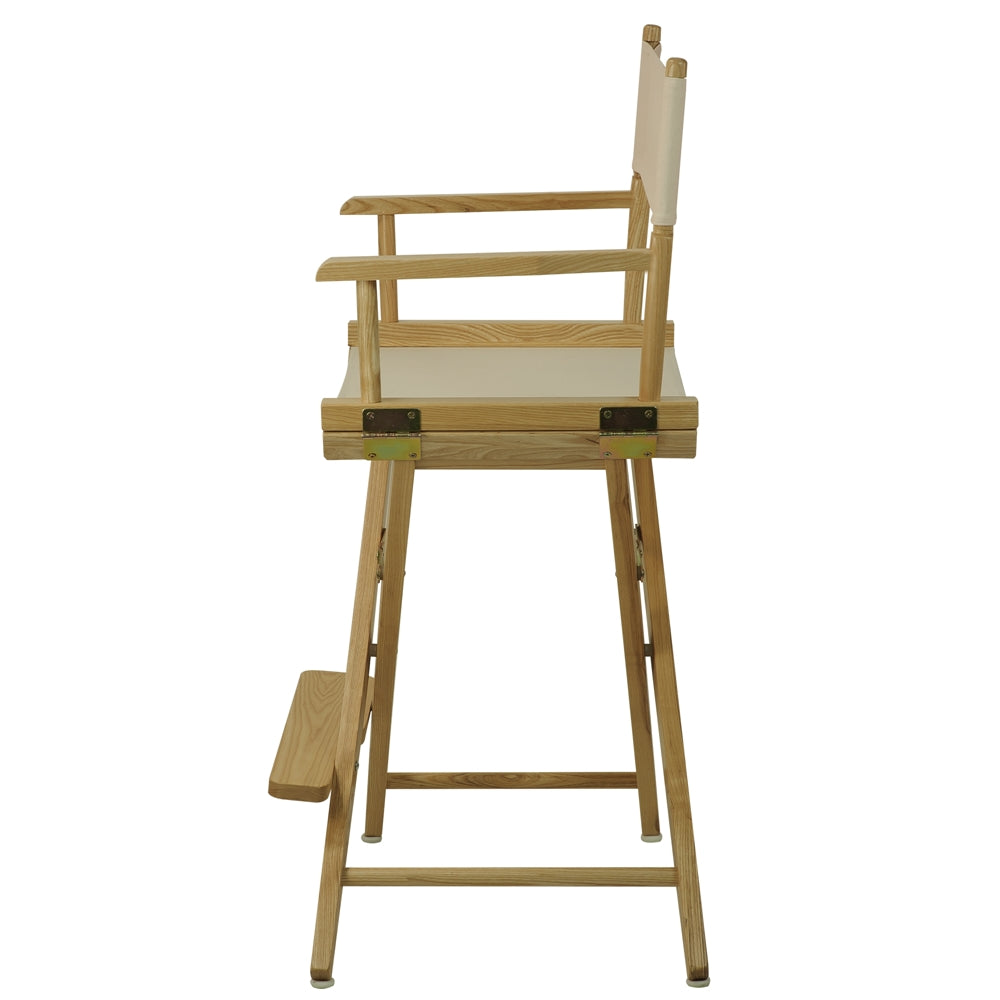 American Trails Extra-Wide Premium 24"  Directors Chair Natural Frame W/Natural Color Cover