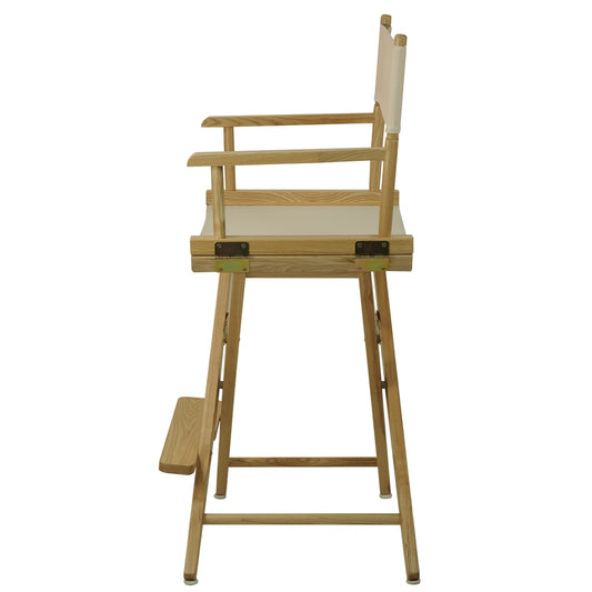 American Trails Extra-Wide Premium 24"  Directors Chair Natural Frame W/Natural Color Cover