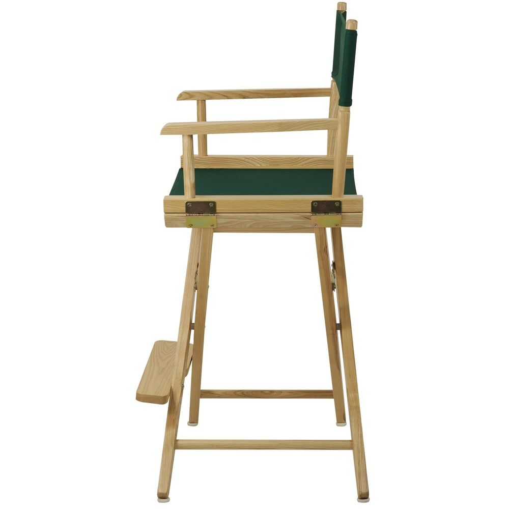 American Trails Extra-Wide Premium 24"  Directors Chair Natural Frame W/Hunter Color Cover