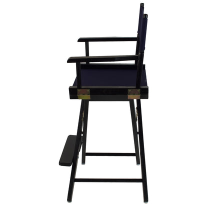 American Trails Extra-Wide Premium 24"  Directors Chair Black Frame W/Navy Color Cover