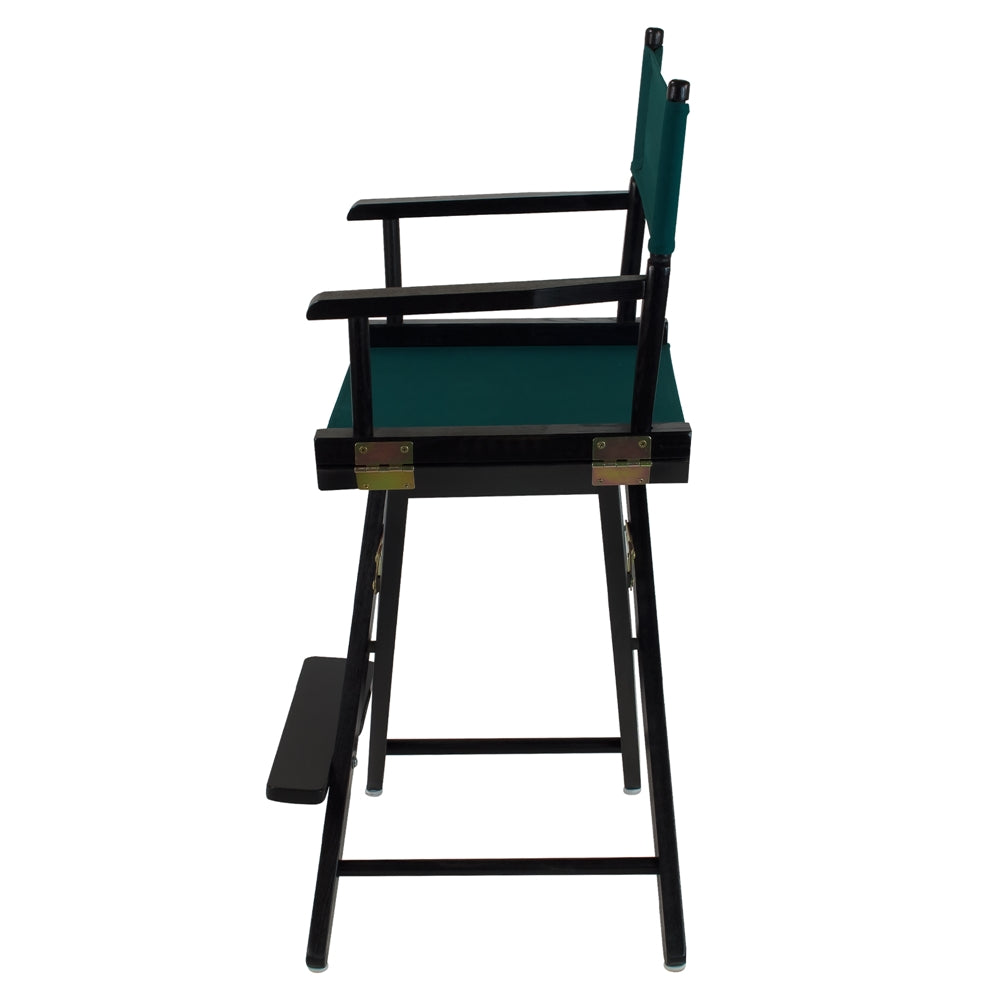 American Trails Extra-Wide Premium 24"  Directors Chair Black Frame W/Hunter Green Color Cover