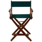 American Trails Extra-Wide Premium 24"  Directors Chair Mission Oak Frame W/Hunter Green Color Cover