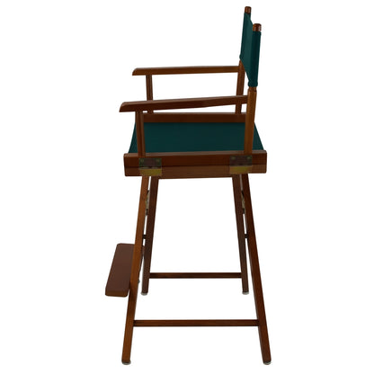 American Trails Extra-Wide Premium 24"  Directors Chair Mission Oak Frame W/Hunter Green Color Cover