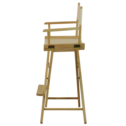 American Trails Extra-Wide Premium 30"  Directors Chair Natural Frame W/Natural Color Cover