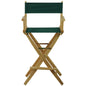 American Trails Extra-Wide Premium 30"  Directors Chair Natural Frame W/Hunter Green Color Cover
