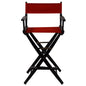 American Trails Extra-Wide Premium 30"  Directors Chair Black Frame W/Red Color Cover
