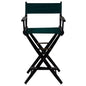 American Trails Extra-Wide Premium 30"  Directors Chair Black Frame W/Hunter Green Color Cover