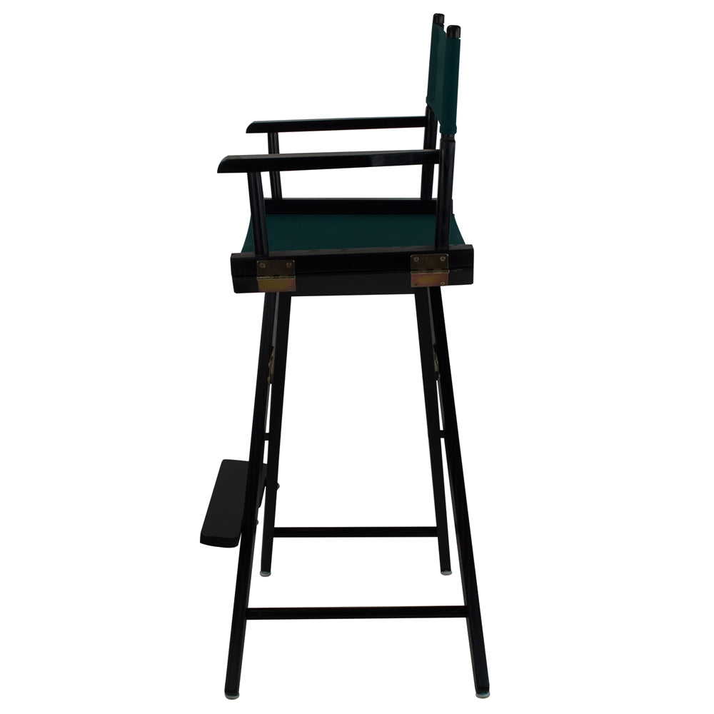 American Trails Extra-Wide Premium 30"  Directors Chair Black Frame W/Hunter Green Color Cover
