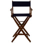 American Trails Extra-Wide Premium 30"  Directors Chair Mission Oak Frame W/Navy Color Cover